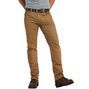 Ariat NWOT Rebar M7 Slim Straight Leg Trouser in Field Khaki 34/34